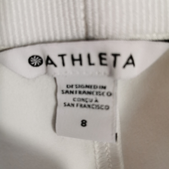Athleta Glacier Snow Skinny II Cold Weather White Legging - Sz 8 - Picture 6 of 8